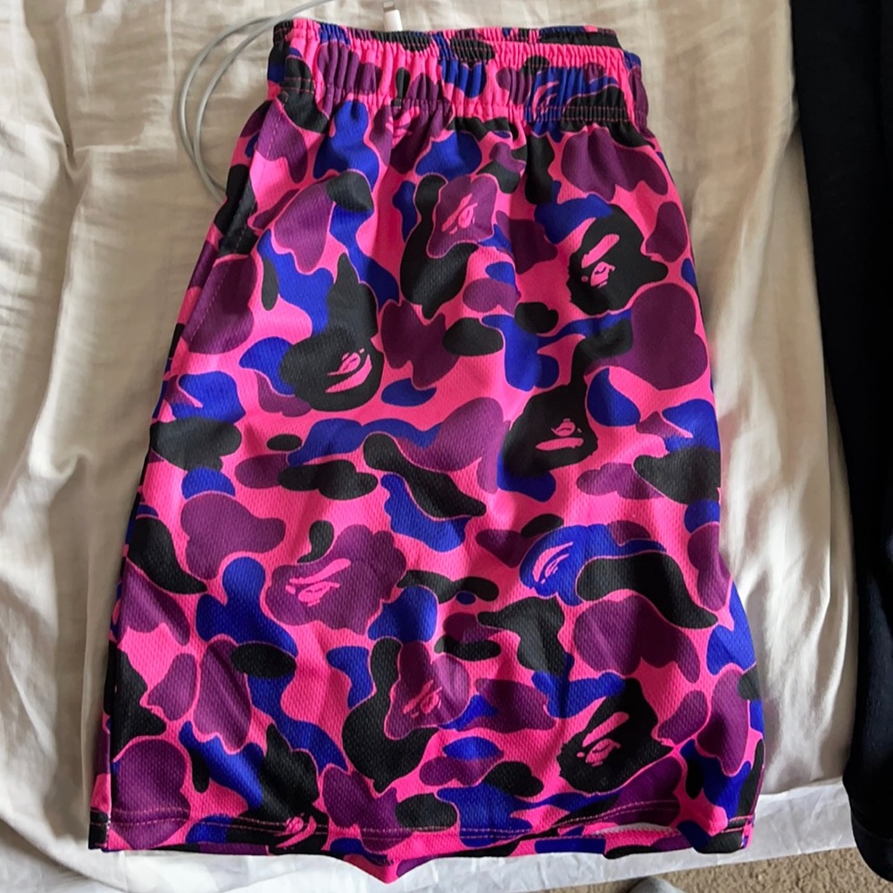 Bape basketball shorts